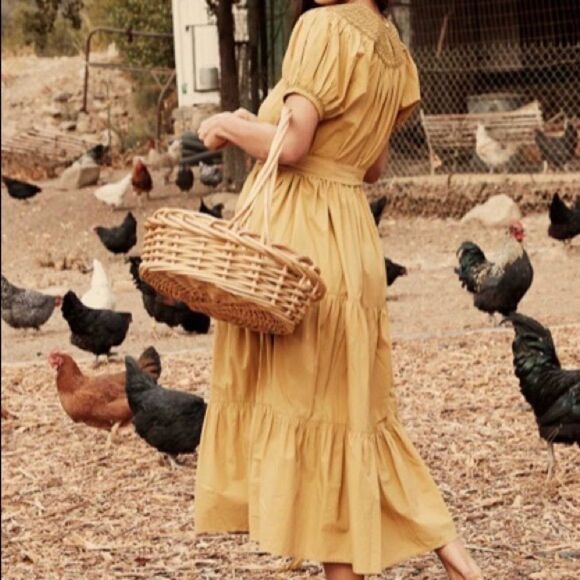 NWT DÔEN Gilda Dress in Wheat - Picture 13 of 13